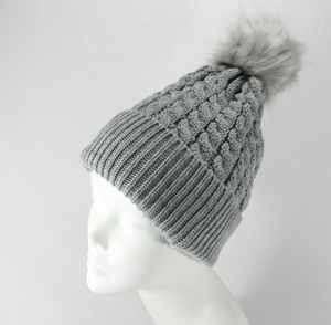 <span class=keywords><strong>Bonnet</strong></span> à <span class=keywords><strong>pompon</strong></span> détachable d'hiver pour hommes et femmes <span class=keywords><strong>avec</strong></span> <span class=keywords><strong>bonnet</strong></span> en tricot fileté <span class=keywords><strong>avec</strong></span> doublure en satin <span class=keywords><strong>Bonnet</strong></span> à <span class=keywords><strong>pompon</strong></span> - Product Image 3