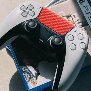 สติกเกอร์แผ่นสัมผัสคาร์บอนไฟเบอร์เกมแพดสําหรับคอนโทรลเลอร์ PS5 ตัวป้องกันสติกเกอร์ทัชแพดรูปลอกไวนิล - Product Image 5