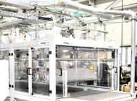 Machine intégrée de flocage écologique, équipement de pulvérisation de flocage multicouche uniforme de qualité industrielle