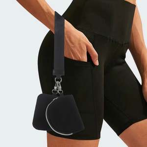 Bolsa de Llaves Multifuncional para Mujer, Mini Cartera Portátil para Monedas con Diseño Simple para Tarjetas Bancarias y Llaves, Mini Bolso de Muñeca Moderno - Product Image 4