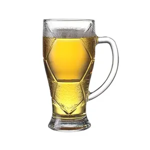 Chope à bière allemande en verre avec logo personnalisé, 600 ml, chopes de football, plusieurs tailles, verres à bière pression pour les jeux sportifs de la <span class=keywords><strong>FIFA</strong></span>, Mega Cup - Product Image 1