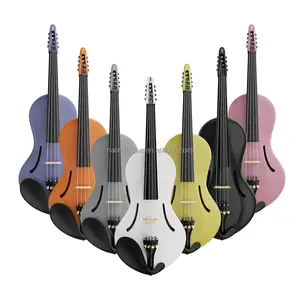 NAOMI Designed Acoustic Violin Carbon Fiber Violin V-PAN Powerful Fiddle Electric Violin Colorful Accpect OEM Available