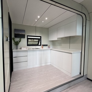 Cabanes préfabriquées modernes pour <span class=keywords><strong>vergers</strong></span> de pommes : Cabanes modulaires portables, idéales pour les zones de camping et comme maisons d'hôtes. - Product Image 5