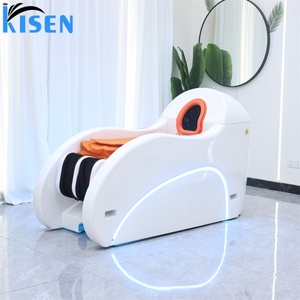 KISEN Electric Beauty Salon Furniture Automatic Head Spa Hair Washing Basin Electric Full Body Massage Head Spa Shampoo <b>Bed</b> - Product Image 6