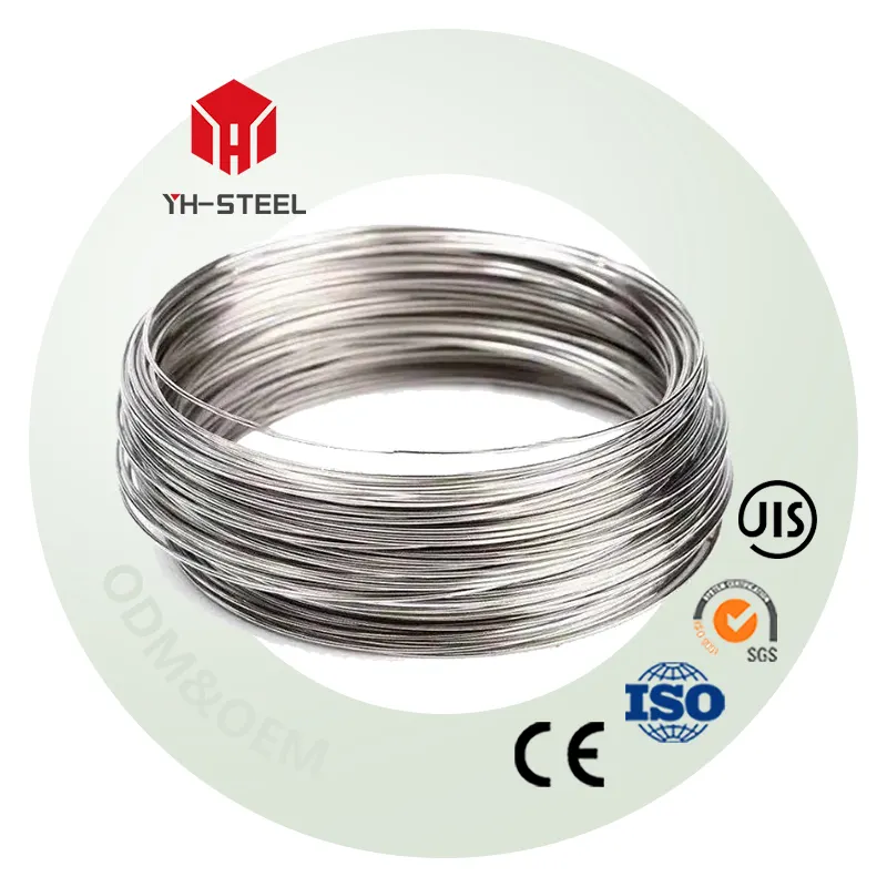 Üretici 0.7mm ila 0.13mm AISI Ss 410 430 paslanmaz çelik bulaşık teli tel galvanizli çelik tel/paslanmaz çelik tel
