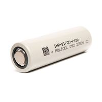 Batterie INR21700 originale 3.6V MOLICEL P42A 4200mAh, décharge maximale 45A, décharge à -40 degrés, batterie basse température fabriquée à Taïwan