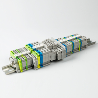 Bloc de bornes à rail DIN enfichable ST-1.5 pour câblage électrique d'entrée frontale, 1,5 mm²
