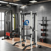 YG- A001 Gym Utiliser un équipement de fitness Entraîneur multifonctionnel Cage de puissance Smith Machine Half Rack