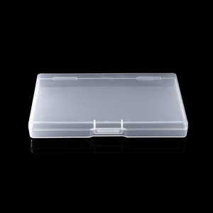Transparent Rectangular <b>Plastic</b> Storage <b>Box</b> 14.5x10x1.7cm With Lid For Jewelry Nail Art Hardware Organization - Product Image 4
