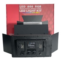 Lampe de studio photo U800Led RGB 50W à température de couleur réglable 3200-5600K avec télécommande pour TikTok YouTube Vlog
