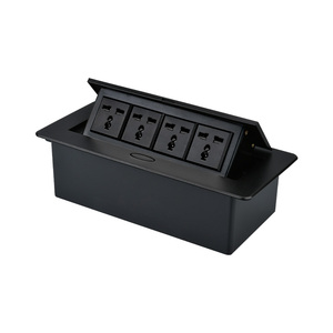 Tomacorriente Universal Oculto para Mesa, <span class=keywords><strong>Enchufe</strong></span> Emergente para Escritorio, Caja de Conexión <span class=keywords><strong>con</strong></span> Puerto <span class=keywords><strong>USB</strong></span>-C para Carga y Datos Multimedia - Product Image 2