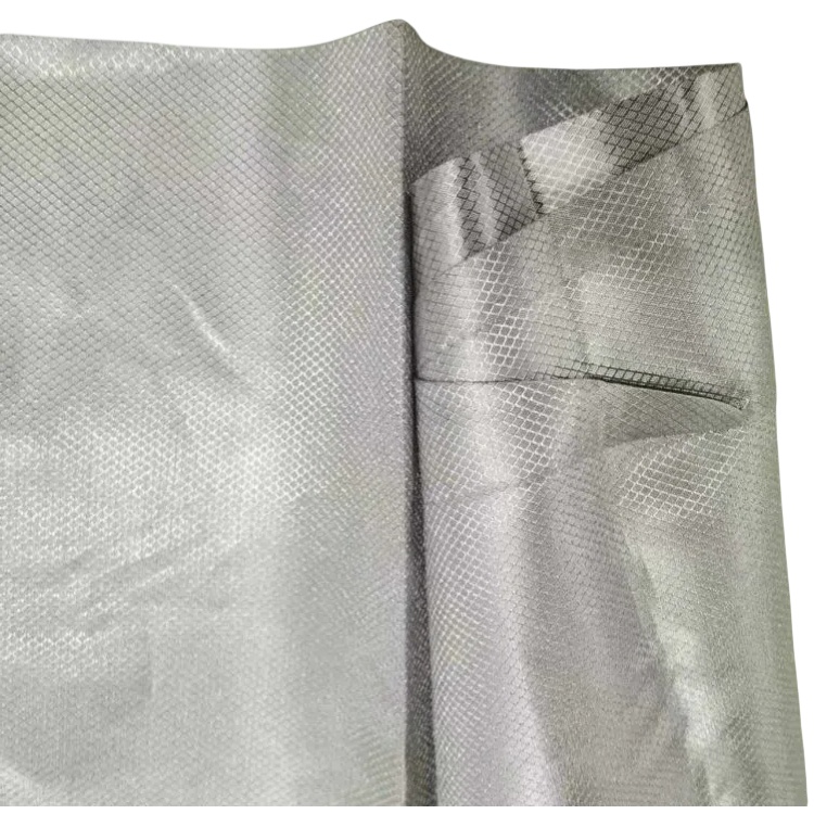 43/44" Width 70DB Shielding Effectiveness Electro Magnetic Radiation Shielding Metallic Plain Lining for Fabric for Boys