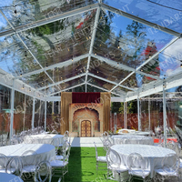 2025 Offre Spéciale PVC aluminium cadre grand chapiteau de mariage tente en plein air luxe cérémonie Atrium fête tentes de mariage pour 500 personnes