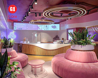 Aménagements personnalisés haut de gamme pour les boutiques de desserts |   Meubles de présentation de chocolats et décoration intérieure de magasin de crème glacée