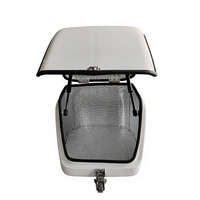 Boîte de livraison de nourriture en fibre de verre pour moto 2025 – Capacité 67L – Modèle JYB-01 – Idéale pour colis alimentaires, coursier, blanchisserie, e-commerce, pizza