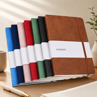 Carnet à couverture rigide en tissu PU de haute qualité en stock pour usage quotidien au bureau et en voyage d'affaires – Fabrication en usine