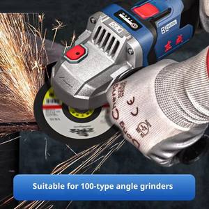 عجلة طحن بزاوية من جينديباو x x grio 16 صقل من الفولاذ المقاوم للصدأ t 80 كاشط متوسط - Product Image 4