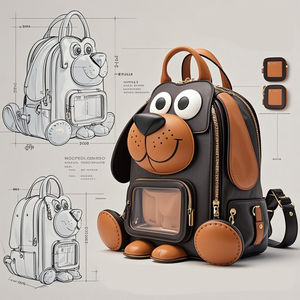 กระเป๋า ITA สำหรับสุนัขโชว์ไส้กรอกและสุนัขทำจากหน้าต่างใสออกแบบได้ตามต้องการ - Product Image 5