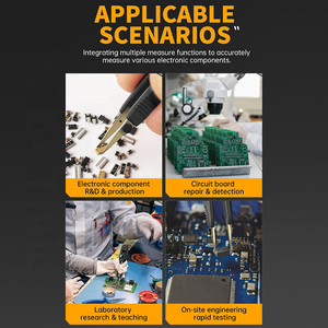 Pince à épiler numérique <span class=keywords><strong>pont</strong></span> résistance capacité inductance continuité <span class=keywords><strong>diode</strong></span> test outils <span class=keywords><strong>de</strong></span> mesure pince à épiler intelligente LCR mètre - Product Image 5