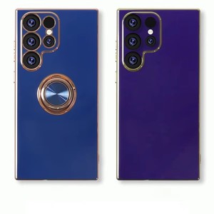 Étui de téléphone à clapet en TPU électro-plaqué pour Samsung S23 Ultra, design 3D élégant, coque de téléphone tendance, emballage en carton protecteur A34 - Product Image 3