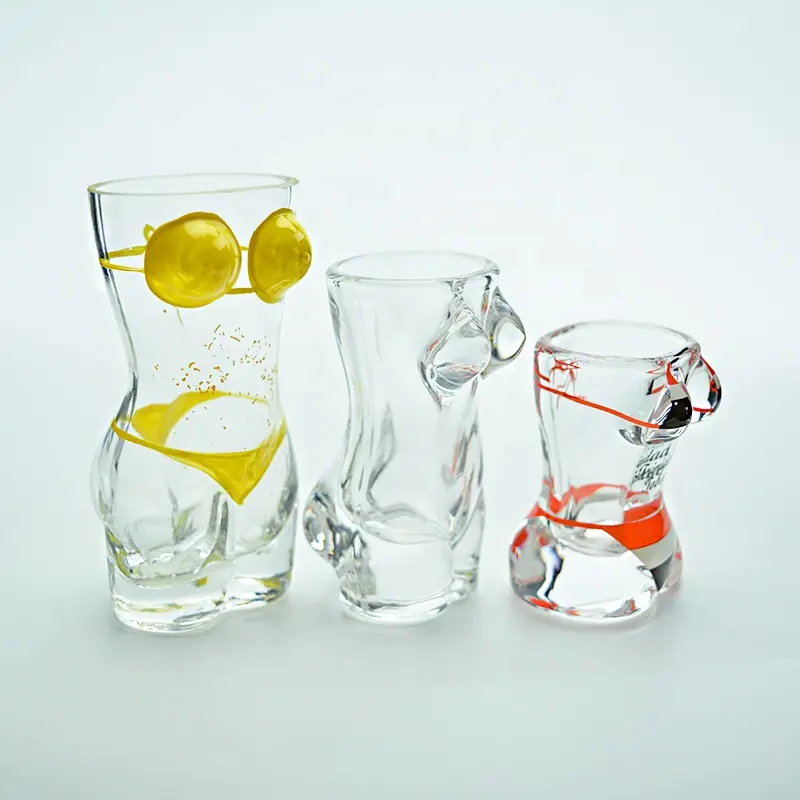 Уникальный дизайн, Женская стеклянная посуда в форме тела, сделанная на заказ крутые сексуальные очки для фотосъемки