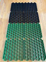 Grilles alvéolaires en HDPE pour gazon et gravier, pour murs de soutènement, allées, enclos, sols et parkings