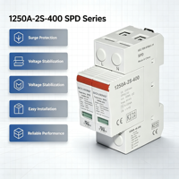 Dispositif de protection contre les surtensions Bourns 1250A-2S-400 SPD TYP 2/TYP 4, 2 pôles, 420V, MCOV 50kA max, protection contre les surtensions sur rail DIN