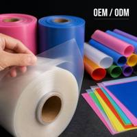 Feuille de plastique semi-transparente en PP, PET, PVC, film plastique lisse calandré, rouleau extrudé pour diffuseur d'éclairage