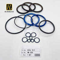 Kit de réparation et d'entretien durable pour marteau hydraulique HM220 – Joints d'étanchéité, tampons et protections anti-poussière pour pièces de rechange de brise-roche