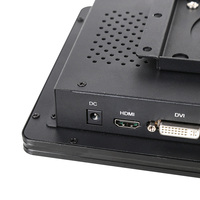 Monitor Industrial con Pantalla Táctil de 10.1 Pulgadas, Relación de Aspecto 4:3, Resistente al Agua IP65, Pantalla LCD de Montaje en Pared con Soporte VESA, HDMI, VGA, USB