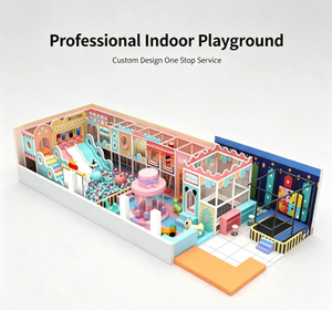 Aire de jeux intérieure personnalisée pour enfants, château gonflable commercial avec piscine à balles, toboggan et trampoline pour <span class=keywords><strong>centre</strong></span> commercial - Product Image 6