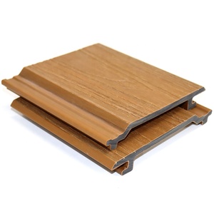 Revêtement mural en WPC co-extrudé, respectueux de l'environnement, résistant aux intempéries, fabricant de panneaux muraux en composite <span class=keywords><strong>bois</strong></span>-plastique pour l'<span class=keywords><strong>extérieur</strong></span> - Product Image 4