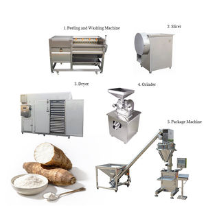 Ligne de machine de traitement de farine de manioc personnalisable ligne de production de farine de manioc broyeur de farine de manioc - Product Image 1