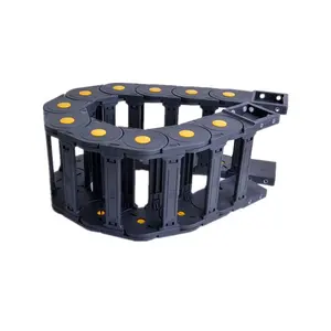 Engineering Enclosed Plastic Roller Drag Cable Chain