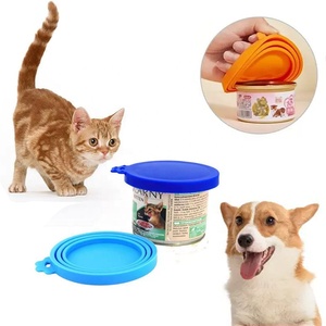 Factory Wholesale <b>Silicone</b> Pet Can Lid 3-in-1 Sealing Lid with High/Low Temp Resistant & Easy Clean Features for Fresh-Keeping - Product Image 5