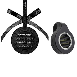 Luxury Round <strong>Car</strong> Hanging Air Freshener, <strong>Refillable</strong> Rearview Mirror Perfume, Elegant <strong>Car</strong> Interior <strong>Diffuser</strong> with Custom Ribbon - Product Image 3