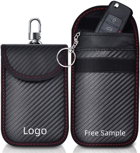<span class=keywords><strong>Pochette</strong></span> antivol pour clés de <span class=keywords><strong>voiture</strong></span> en fibre de carbone, étui bloqueur de signal <span class=keywords><strong>RFID</strong></span> premium pour télécommande de <span class=keywords><strong>voiture</strong></span> - Product Image 1