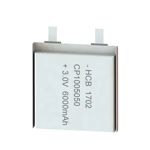 Hcb cp1005050 Li-MnO2 Pin 6000mAh 3.0V túi di động cho xe theo dõi và máy POS