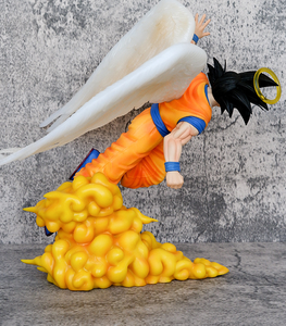 Figura de Anime de Goku con Alas de <span class=keywords><strong>Dragon</strong></span> <span class=keywords><strong>Ball</strong></span> <span class=keywords><strong>Z</strong></span>, Modelo de Juguete de PVC, Estatua de Goku Despedida del Ángel, Figura de Acción - Product Image 3
