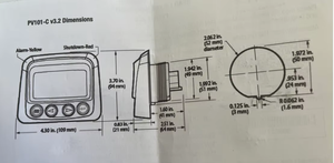 <span class=keywords><strong>Instrument</strong></span> d'affichage numérique Murphy PV101, modèle de table d'affichage PV101-A-M02 S35 - Product Image 4
