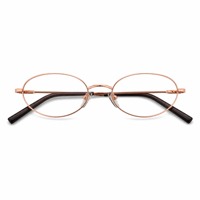 Monture de lunettes en métal, montures optiques rondes, vente en gros, monture de lunettes de vue, branches noires, logo personnalisé