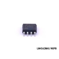 Circuit intégré amplificateur opérationnel audio LM4562MAX/NOPB, écran sérigraphié L4562, boîtier SOP-8