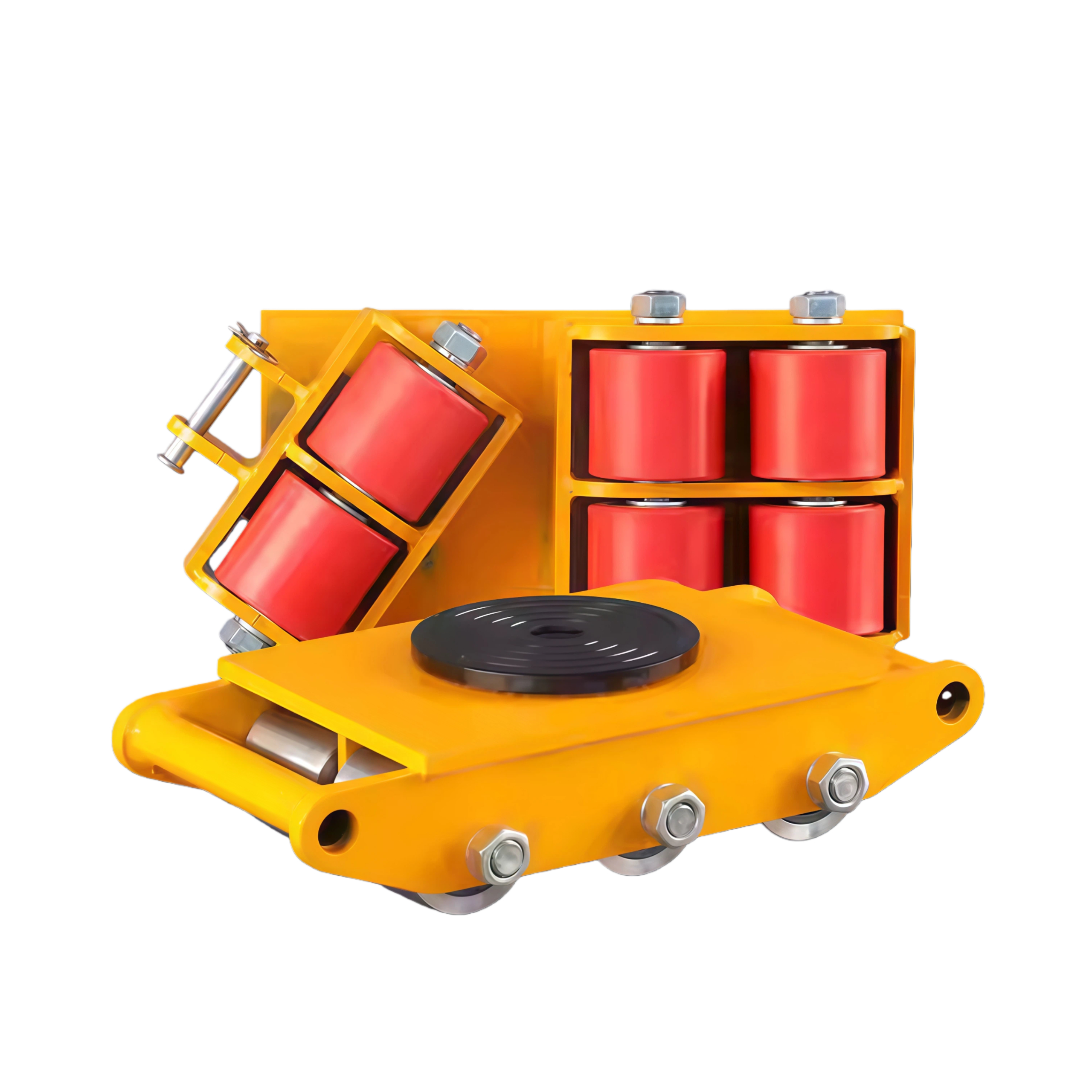 Heavy-duty Warehouse Transportation of 5-ton, 6-ton and 8-ton Manual Platform Direct tank Cargo Hand-pushed Carts and Ice Skates