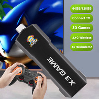 Topleo 4K HD 3D ريترو لعبة فيديو صندوق تلفزيون وحدة تحكم 64GB وحدة تحكم 64GB استخدام المنزل صندوق التلفزيون الكلاسيكية لعبة وحدة التحكم عصا