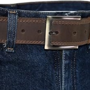 Cinturón Casual de Cuero Genuino de Grano Completo Estilo Vaquero Occidental para Hombre de Boshiho Factory con Hebilla de Aleación para Uso Diario Informal - Product Image 6