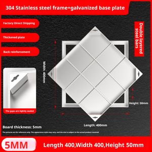 High-Quality Stainless Steel Concealed <b>Drain</b> <b>Cover</b> - Product Image 2