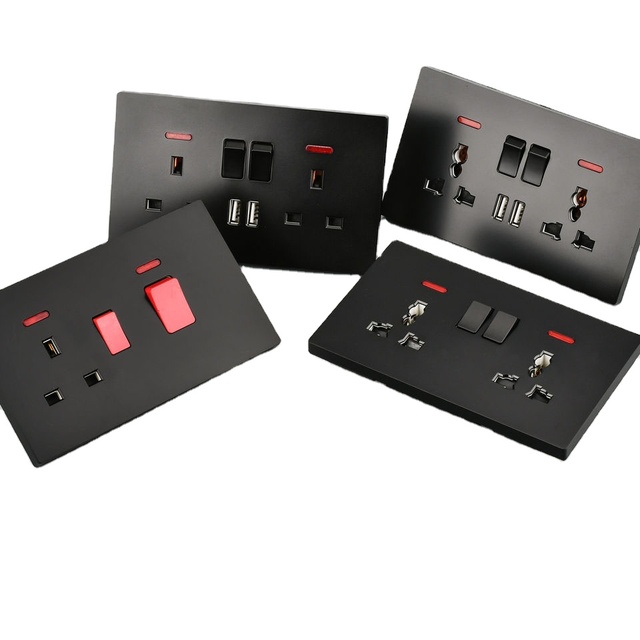 Household Electrical Accessories China Wall Socket Tel and Computer Network Data Wall Socket