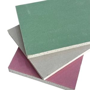 Panel de Yeso Industrial Resistente al Fuego y a la Humedad, de 1220*2440mm, con Revestimiento de Papel, de 9mm y 12mm de Espesor, a Bajo <span class=keywords><strong>Precio</strong></span> - Product Image 1