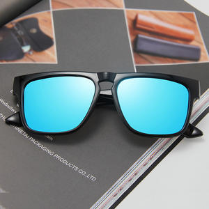 Nouvelles lunettes de soleil polarisées surdimensionnées pour hommes, style transfrontalier, monture carrée, protection UV400, style conduite, monture PC noire, verres TAC - Product Image 4