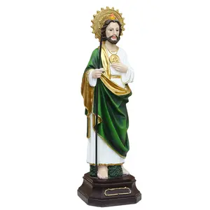 Resina religiosa saint esculturas de st jude estátua, resina estátua católica
